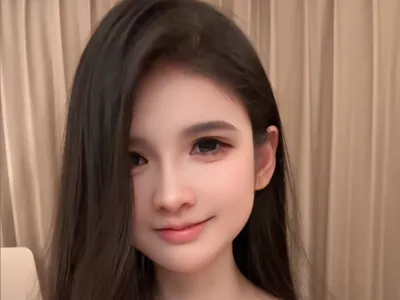 Super cute dog-headed loli bust