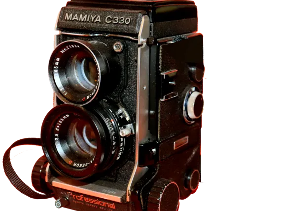 3D Model of a Mamiya film camera