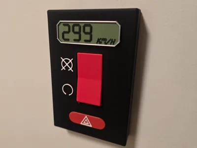 Motorcycle kill switch inspired light switch cover