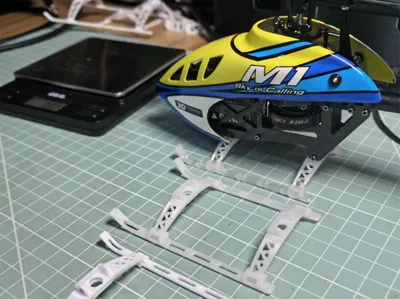 Langyu M1V3Pro Landing Gear (Plug-in Glue-on and Hot-Melt Installation Versions)
