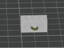 Rectangle with face
