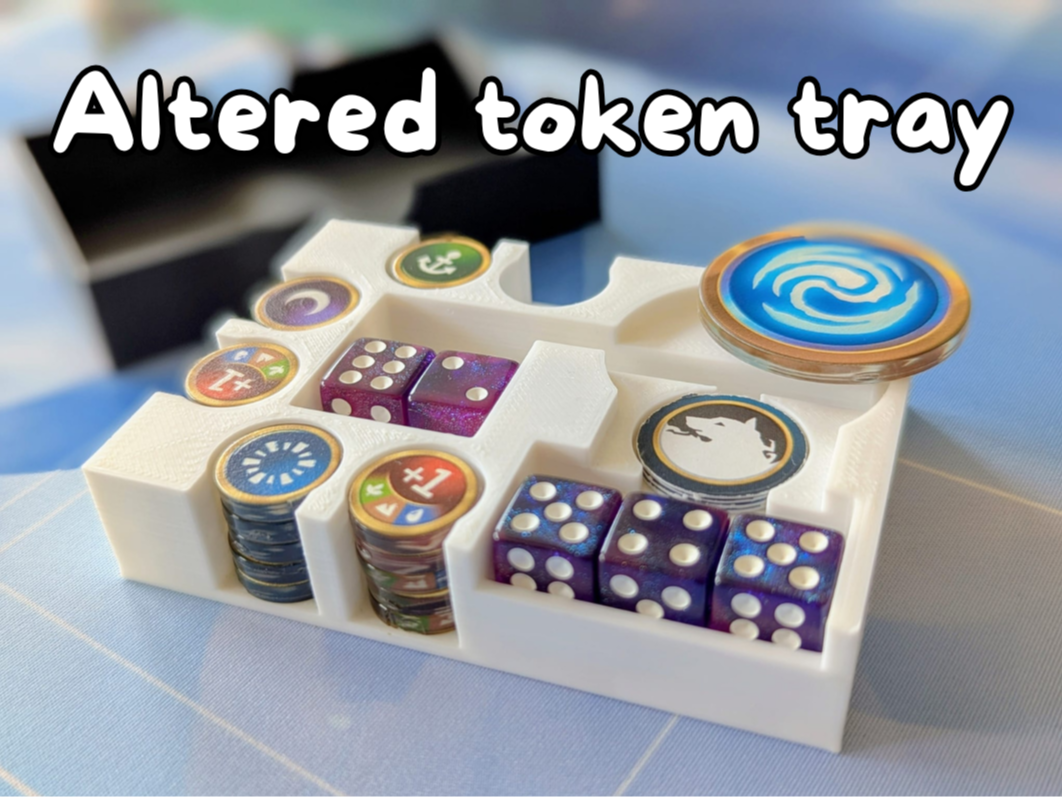 Altered token tray/holder