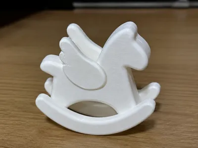 Winged Rocking Pegasus - Safely keeping the tenderness of childhood.