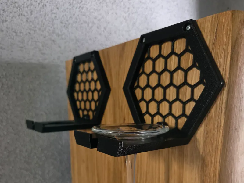 Wall Mounted Stemware Holder