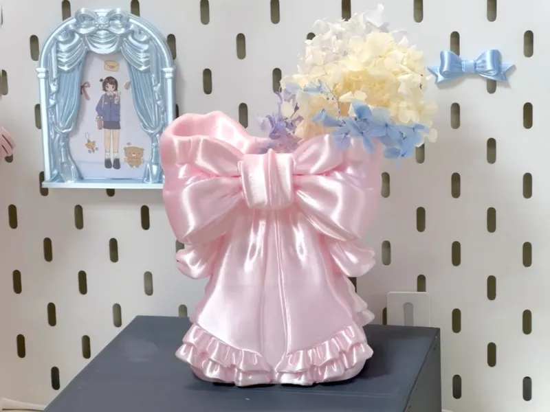 蝴蝶结花瓶