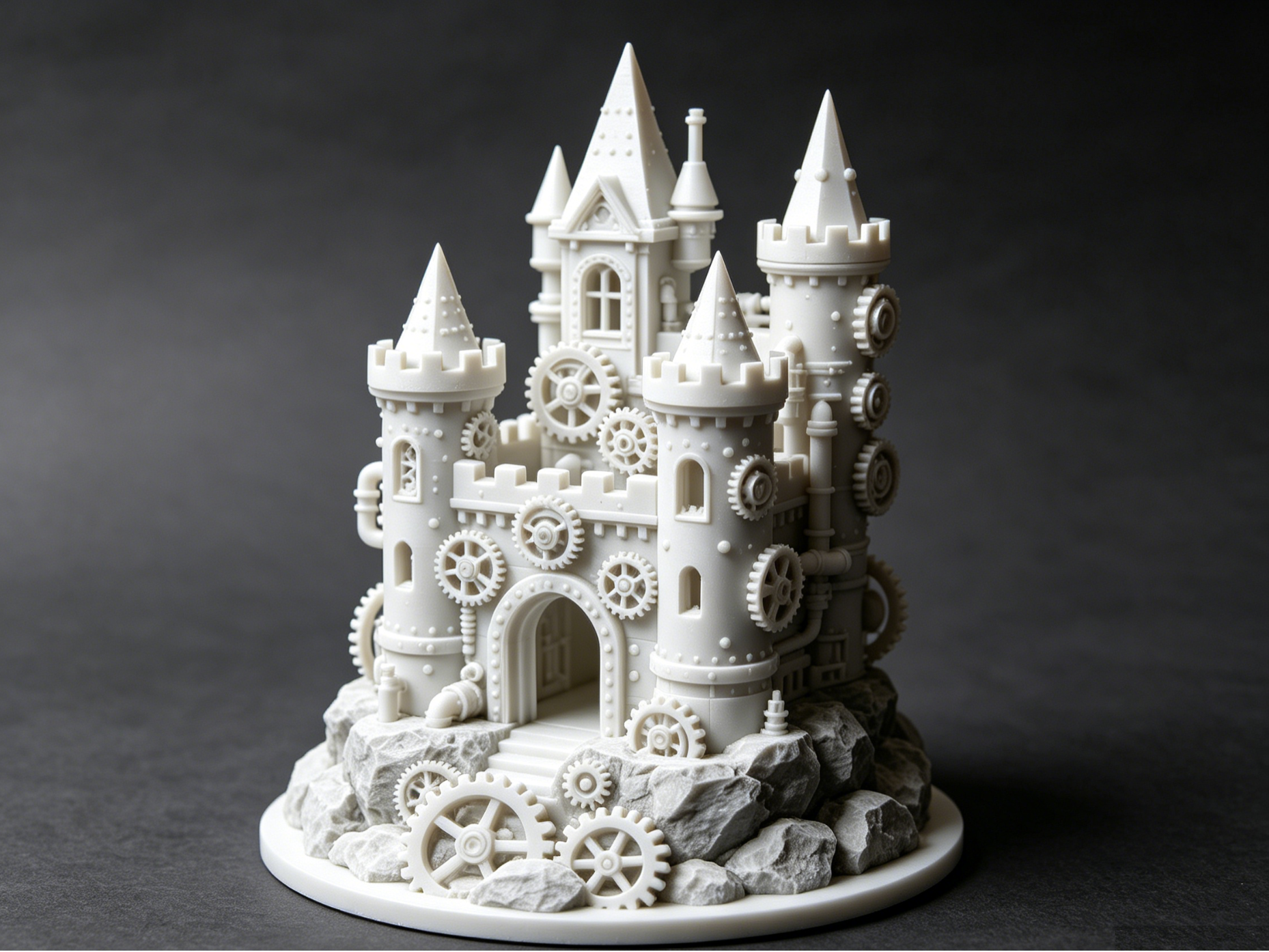 蒸汽朋克机械齿轮城堡|Steampunk Gear Castle