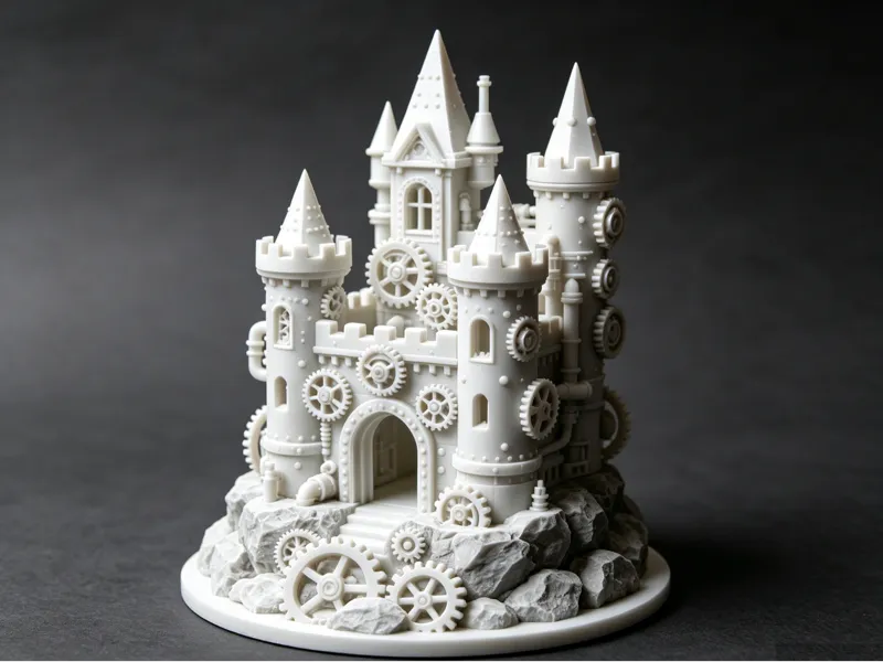 蒸汽朋克机械齿轮城堡|Steampunk Gear Castle