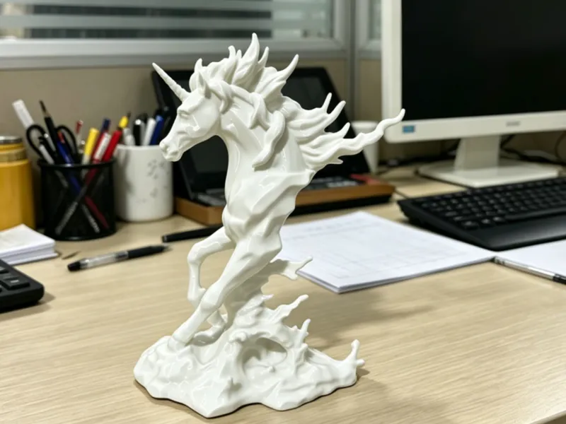 逐浪灵驹 - 独角兽 艺术雕塑