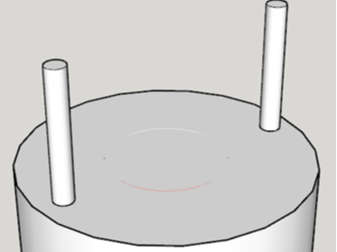 Base para conexão do motor