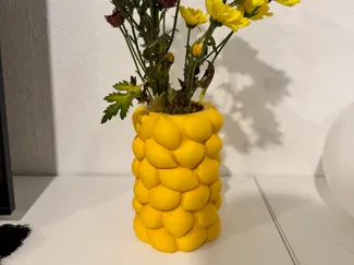 Zitronen Vase