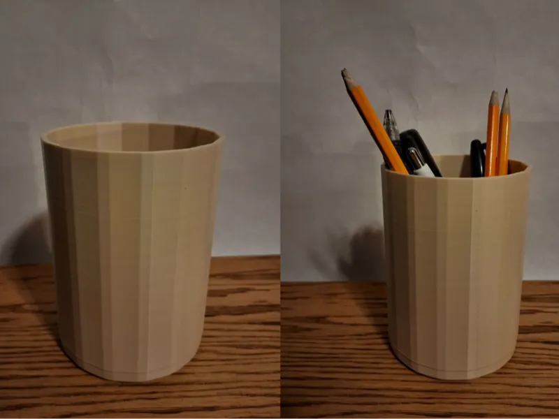 modern pen cup