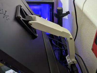 75x75mm VESA 3rd monitor arm attachment