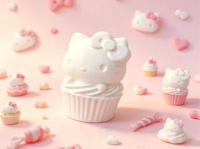 Kitty Cupcake Toy