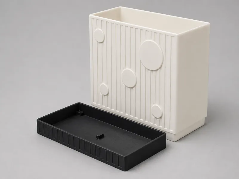 Lunar Pattern Cutlery Drainer with Tray