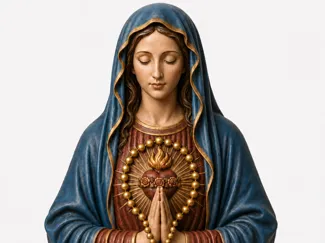 Busto Nossa Senhora - IMACULADO CORAÇÃO DE MARIA