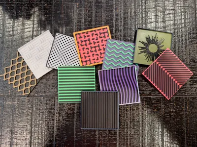 Parametric Wall Tile Generator Lines Collections