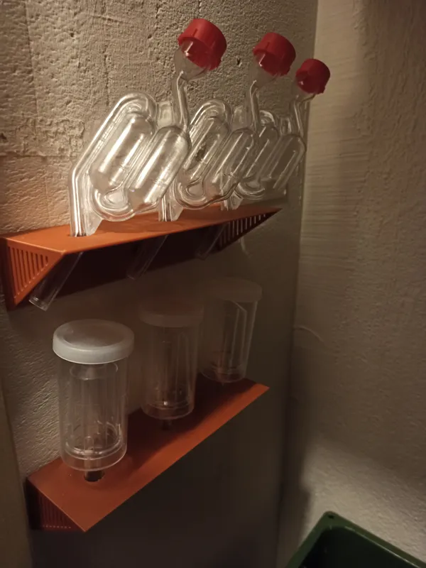 Wall mount for airlocks
