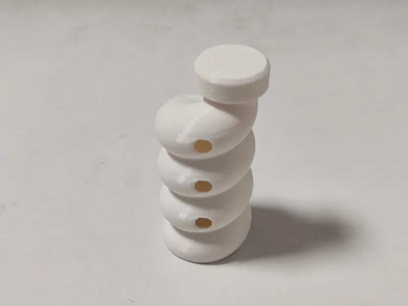 螺旋形钢珠罐子