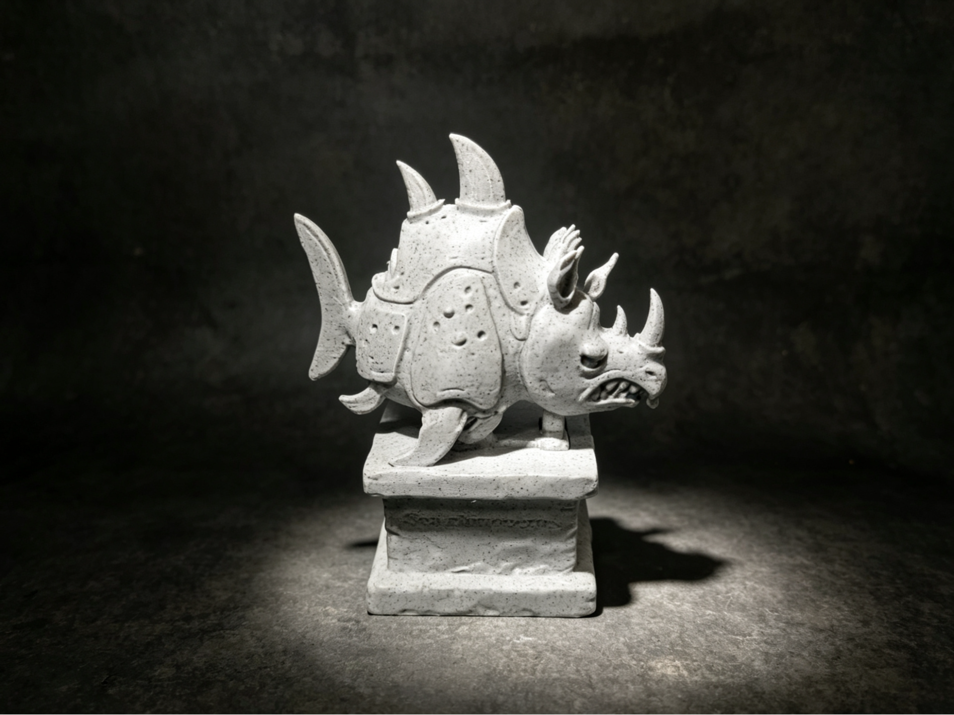 海绵宝宝—海犀牛雕塑