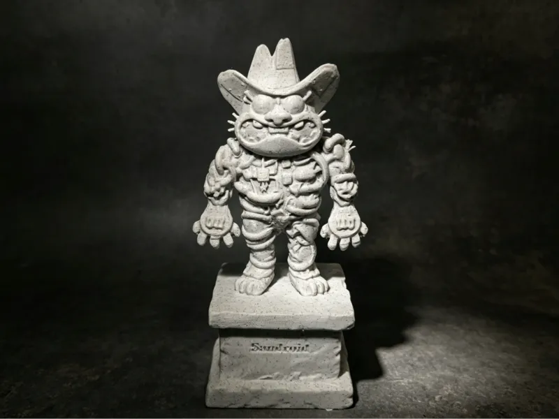 海绵宝宝—珊魔机雕塑
