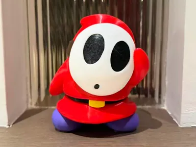Shy Guy (Hey Tiger) Multi-Color Separate Part Printing (No AMS, No Supports)