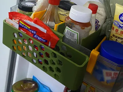 Refrigerator Side Door Storage Caddy