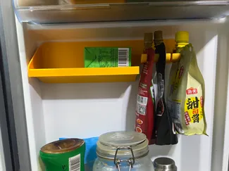 冰箱侧门储物挂架