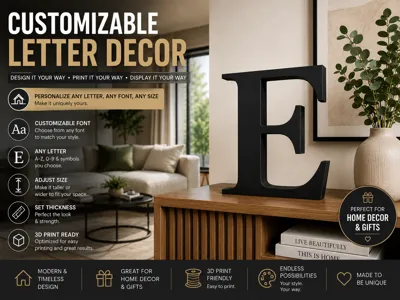 Customizable Letter Decor