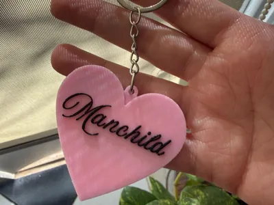 MANCHILD Keychain - Sabrina Carpenter