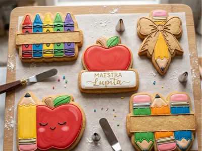 teacher's day cookie cutters