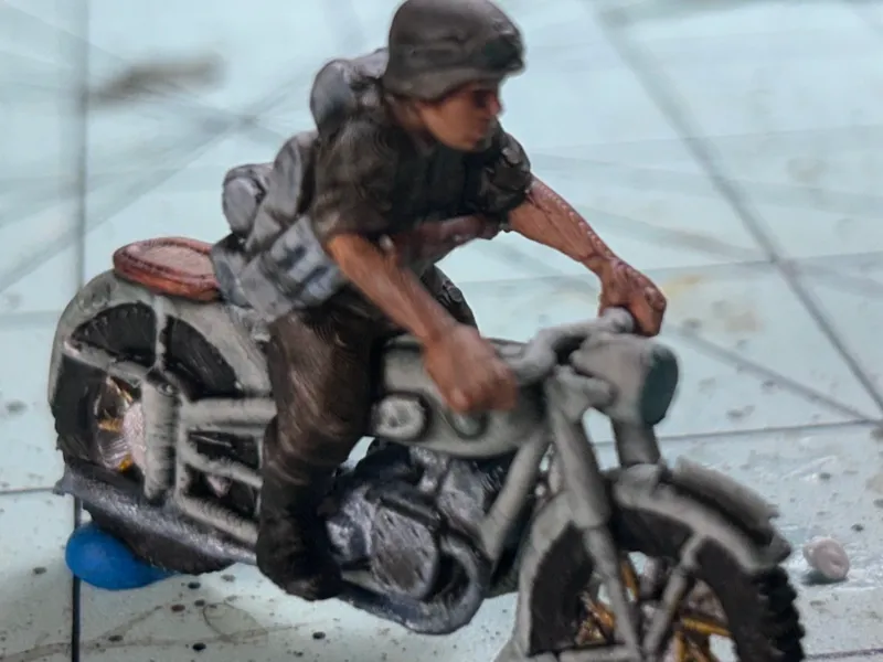 WW2 German Kradschutzen squad single rider