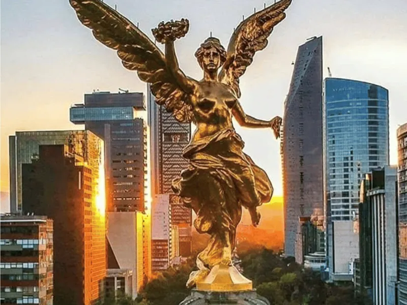PORTA MODEAS DEL MUNDIAL ANGEL DE LA INDEPENDENCIA