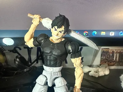 Toji Fushiguro -Fully Articulated 3D Action Figure