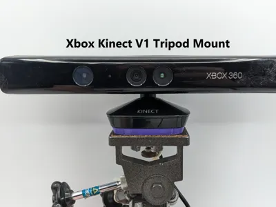 Xbox 360 Kinect V1 1/4-20 Tripod Mount