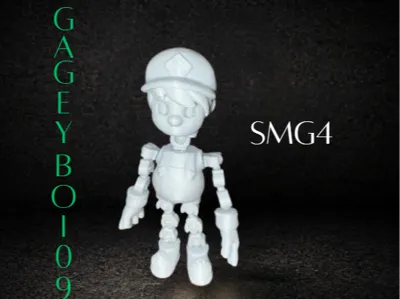 Ariculated SMG4 action figure