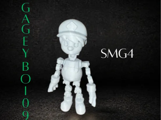 Ariculated SMG4 action figure