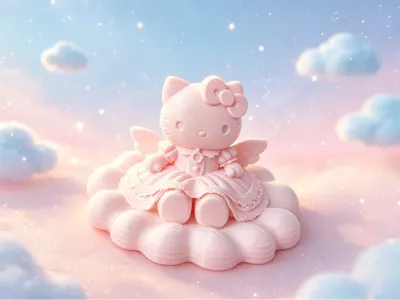 Hello Kitty Cat Figurine