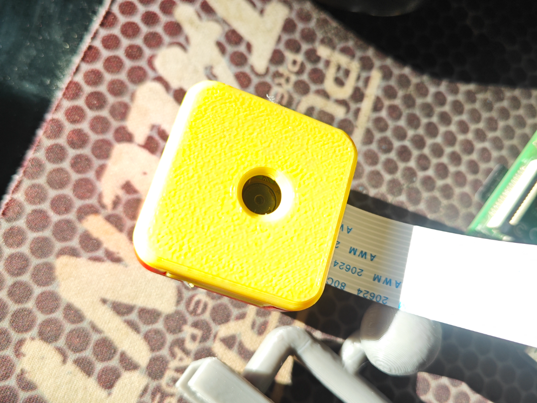 Combined print for pi camera mount