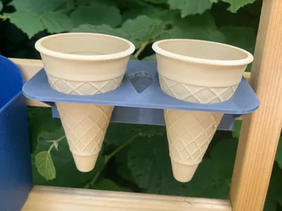 Holder for Ice Cream Cones 1.4cm for LIDL Mud Kitchen