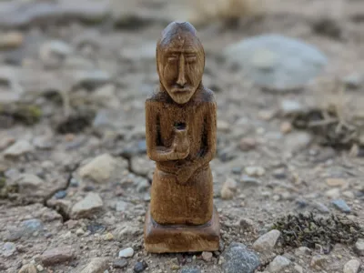 Turkic balbal / Turkic burial stones 03