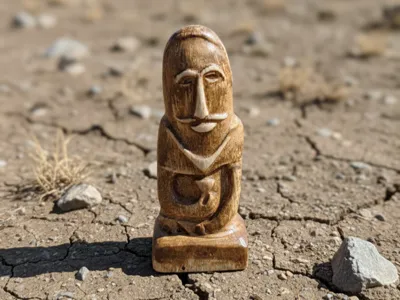 Turkic balbal / Turkic burial stones 01