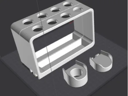 Large-family toothbrush holder