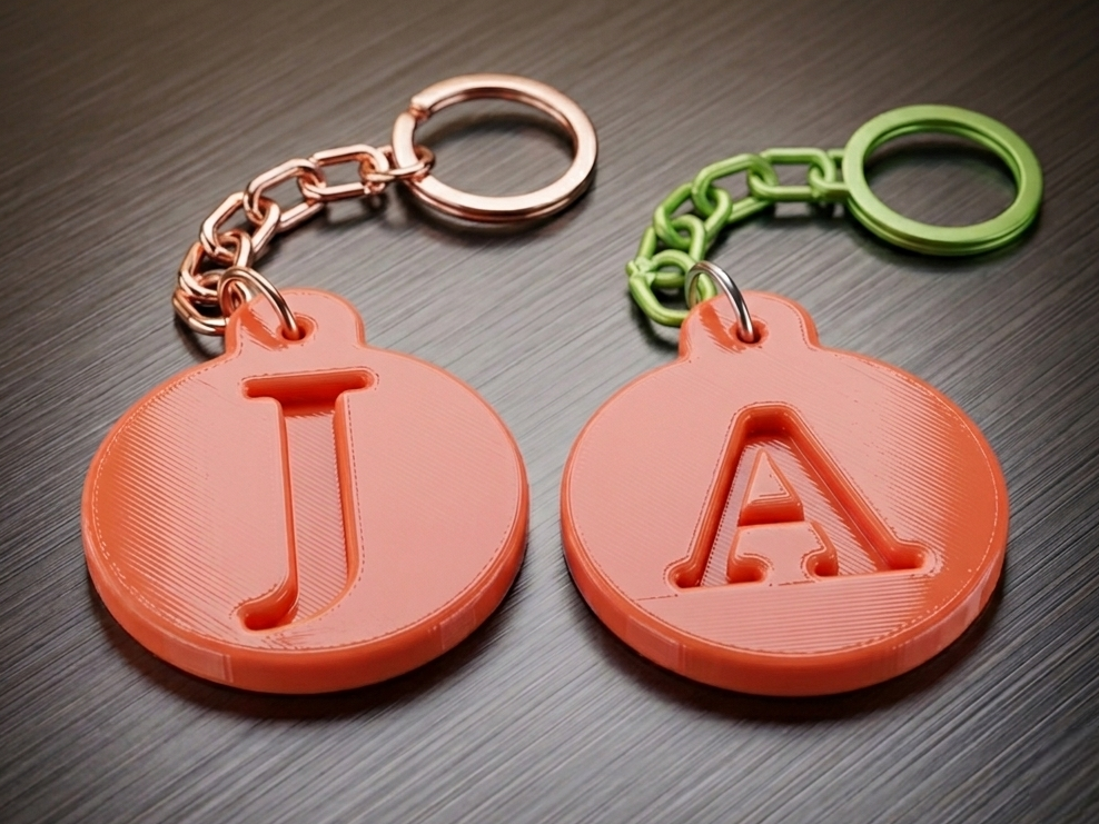 QuickPrint Initial Charms (Customizable)