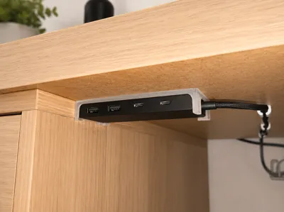 UGREEN USB Hub (35583) Mounting Bracket (3D Print)