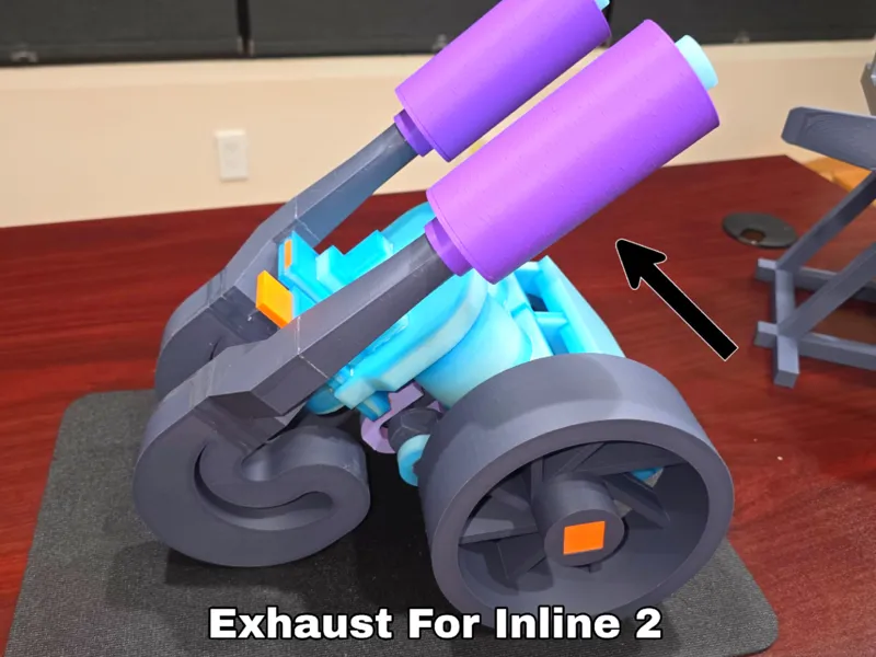 157cc Inline 2 Exhaust System