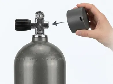 Scuba tank dust cap (Yoke)
