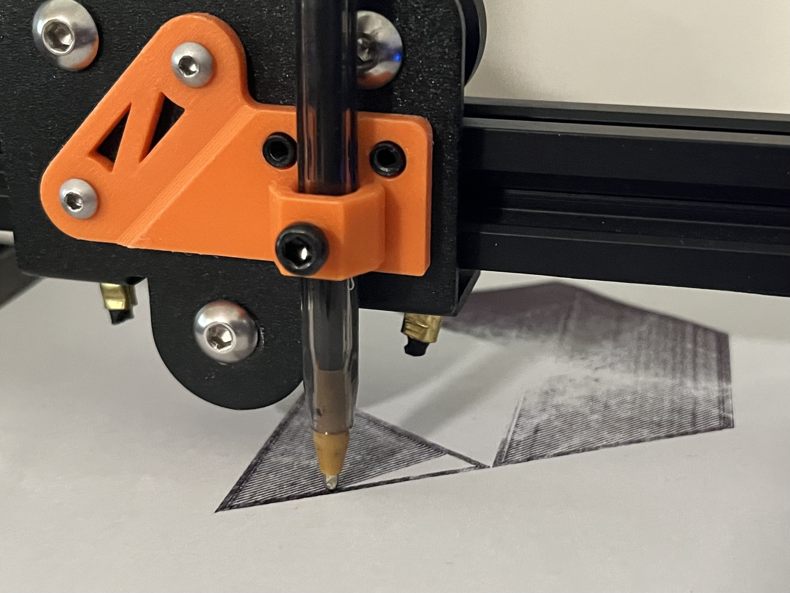 Pen Plotting Mount Mod for Ender 3/Ender 3 Pro