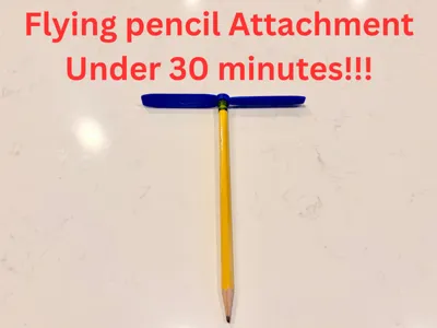 Flying pencil