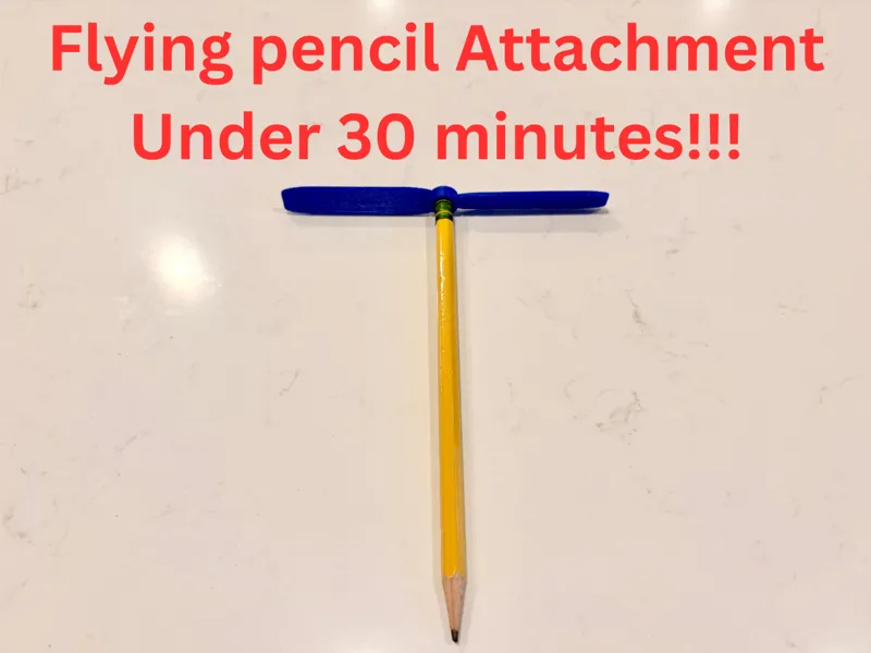 Flying pencil