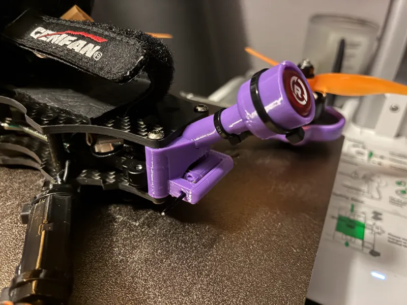 El Cabron Rush Cherry 2 ELRS Antenna Mount